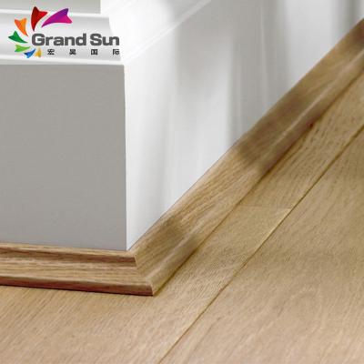 China Skirting Board For Home Waterproof Easy Installation Flooring Accessories Bezel Laminate Laminate Flooring Accessories for sale