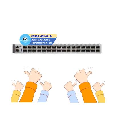 China LACP new original C9500-48Y4 C-A Catalyst 9500 series 48 fiber optic prot SFP network switch 10gb for sale