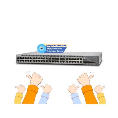 China LACP Low Cost EX2300-48P 48 Port Network Switch LAN 10/100/1000BaseT PoE+ 4 x 1/10G SFP+ for sale