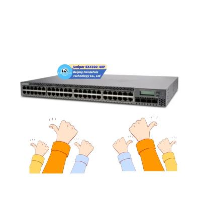 China Hot sale EX4300-48P 48x 1GB PoE+ RJ-45 4x 40GB QSFP+ poe LACP Chassis Network Switch for sale