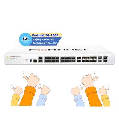 China New Original Fortinet FG-100F Fortigate 100F 22x GE RJ45 Ports 1U Firewall Hardware FG-100F for sale