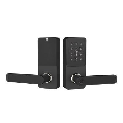 China Tuya/TT Smart Door Lock Keyless Fingerprint Security Premium Semiconductor Fingerprint Remote Control Button for sale