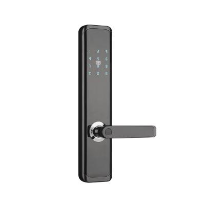 China Tuya/TT Smart Door Lock Keyless Fingerprint Security Premium Semiconductor Fingerprint Remote Control Button for sale