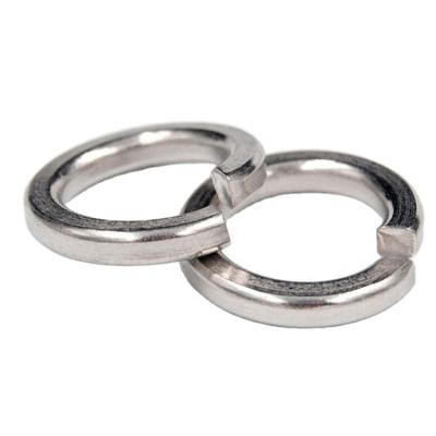 China Factory Price Split Metal Galvanized Silver Flat Product Washers Set Elastic Opening Gasket Spring Washer for sale