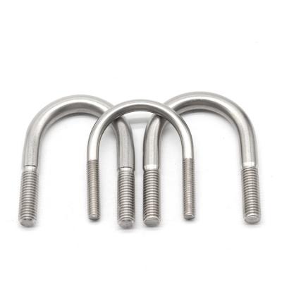 China Direct Hot Selling Stainless Steel Bolts Galvanized Black Anodized China U Type Bolt With Nut And Gasket for sale