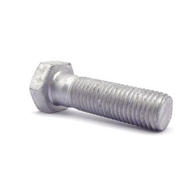 China Building Construction Hexagon Bolts With Washer Tower Nuts And Bolts , Hot Dip Galvanized Steel for sale