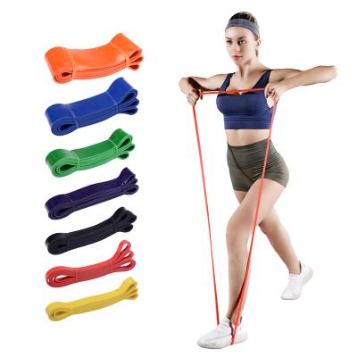 China Free Shipping Custom Latex Fitness Training Latex Exercise Yoga Workout Stretch Loop Resistance Pull Up Bands for sale