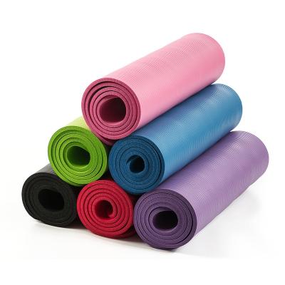 China Dropshipping Eco-Friendly High Quality Non-Slip Exercise Workout Yoga Mat Home Mat for sale