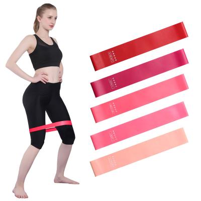 China Sustainable Fitness Logo Resistance Loop Bands Set for sale