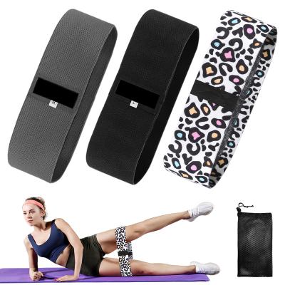 China Durable Heavy Booty Workout Loop Band Booty Resistance Fabric Fitness Logo Printed Logo Elastic Non Slip Pull Up Band for sale