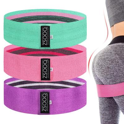 China 2021 New Design Premium Quality Goods Design Leopard Colorful Pilates Cloth Booty Band Hip Circle Resistance Level 3 for sale