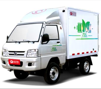 China Electric food truck cargo van truck from Foton mini 5000x1720x3200mm for sale