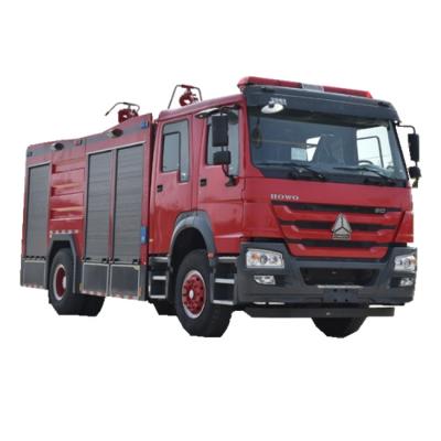 China New 310 HP 5.6 CBM Chassis Water Foam Tank Fire Truck 6 Wheels Fire Fighting Truck Price 8400*2520*3600 mm SITRAK 19 Tons Heavy Fire Fighting Truck Price for sale