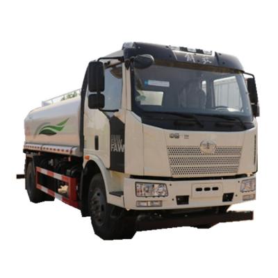 China Construction worksÂ   Hot Sale Euro VI Diesel Type Water Carrie Tanker Sprinkler Tank Truck FAW 4*2 Drive Weel 220HP 10.9CBM For Sale In Kenya for sale