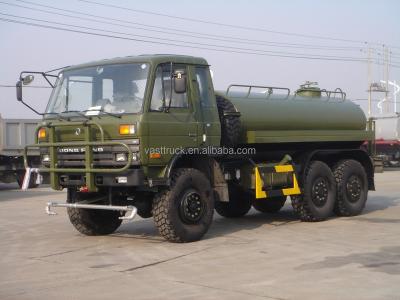 China Dongfeng 6x6 2800 All-wheel Drive Army Water Tanker Truck for sale