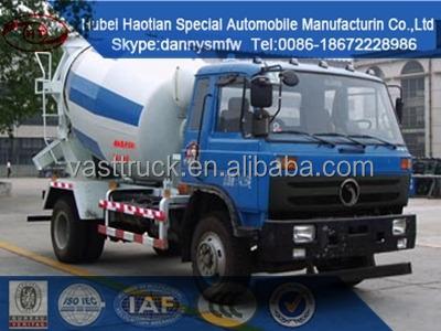 China High Quality/Low Price/Customized Cement Truck MINI Concrete Mixing Car/150HP Cubic Concrete Mixer 3-4 Mix Truck for sale