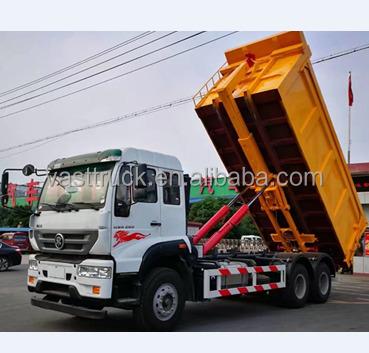 China 20cbm Hook Lift Garbage Truck Arm Lifting Garbage Truck 4 - 6L for sale