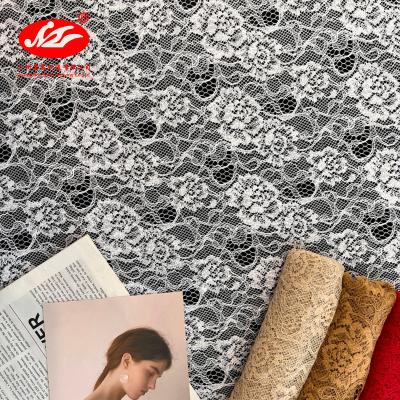 China Breathable China Factory Style Original Flower Design Nylon Lace For Underwear for sale