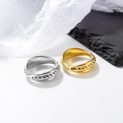 China Simple Classic Titanium Ring Atmosphere Statistical Institute of Statistics Cold Wind CLASSIC Personalized Steel Ring for sale