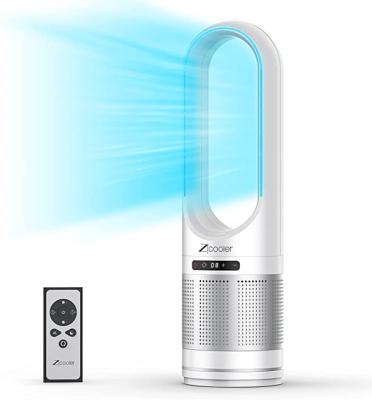 China Hotel Tower Fan and Air Oscillating Bladeless Scrubber in One 8 Speed ​​Tower Fan with 8H Timer Remote LED Display for sale