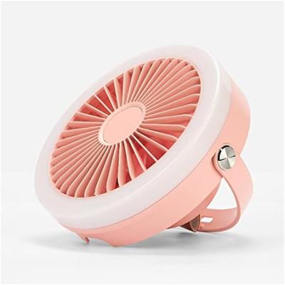 China New USB Portable Mini Charging Desktop Household Electric Fan Outdoor Portable Fan Ceiling Night Light Hanging Small Fan for sale