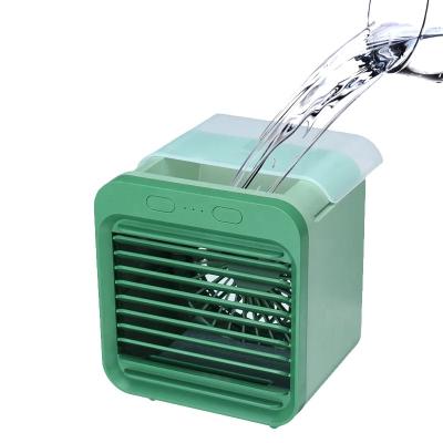 China Mini Air Conditioning Student Small Air Conditioning Desktop Hotel Fan Portable Dormitory Water-cooled Desk USB Charging Nano Jet for sale