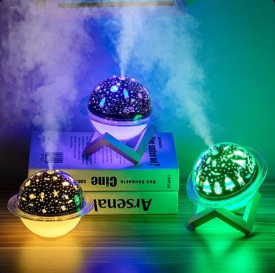 China 15-20ã Ž ¡ Creative Mini Starry Sky Ocean Christmas USB Planet Projection Lamp Tricolor Light Humidifier Bottles for sale