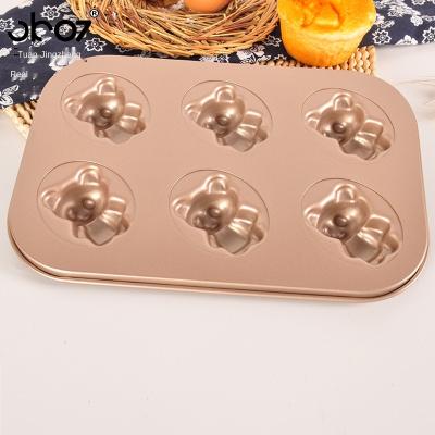 China 6 Carbon Steel Disposable Straight Cake Molds 6 Straight Cake Molds for sale