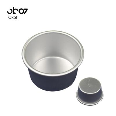 China Sustainable ckot Aluminum Round Baking Pan Pudding Mold for sale