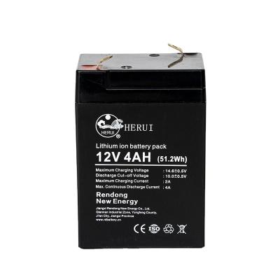 China New Toys Desgin Rechargeable Battery Pack 12v 4ah Lifepo4 Lithium Iron Battery For Solar System for sale