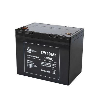 China BOATS Good Quality Uninterruptible Power Supplies Battery Lifepo4 Battery 12v 100ah Lithium Ion Battery For RV Motorhome for sale