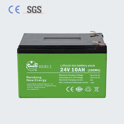 China Electric bicycles/scooters 500w 24v 10ah 18650 hot sale Lifepo4 lithium battery for electric scooter for sale