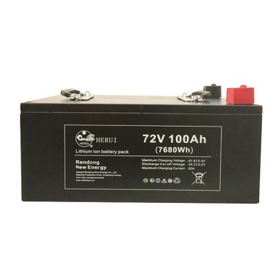 China Golf Carts Lifepo4 72v 100ah High End Lithium Phosphate Battery Pack For Police Vehicles for sale