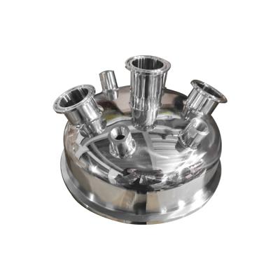 China Sanitary End Hemispherical Lid Stainless Steel Male USD Thread In Equal Puller Products Parts for sale