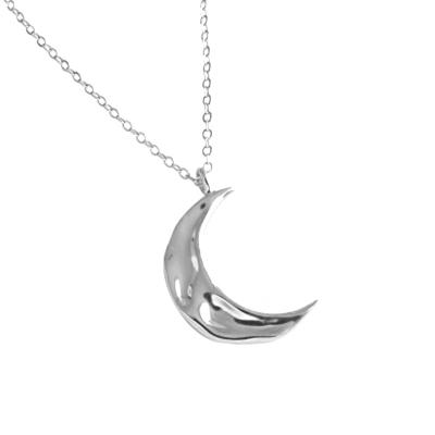 China AEKKI CX005 S925 Original Edition Necklace Designer Moon Style Korean Sterling Silver Korean Handmade Necklace For Women Trendy Necklaces for sale