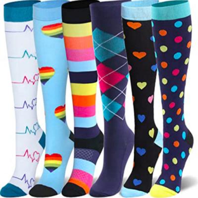 China Wholesale Custom Long Knee Grip Socks Elite Soccer Basketball Socks Compression High Quality Breathable Sport Socks for sale