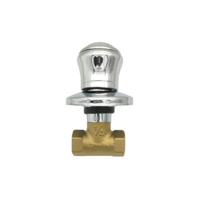 China General Hot Sale 1/2 Wholesale In-Wall Stop Faucet Valve Bathroom Angle Concealed Brass Stop Valve for sale