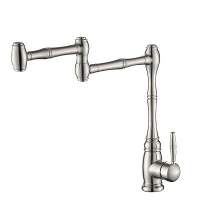 China High Qualtity Thermostatic Contemporary Single Handle Taps Custom Logo Cold Foldable Stainless Steel Kitchen Sink Faucets for sale