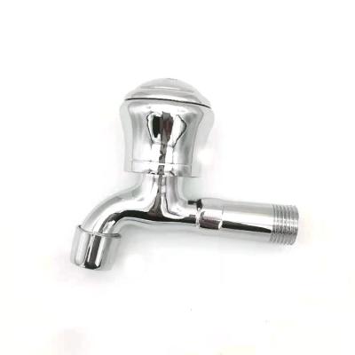 China Fujian HANJOO factory supply modern wall mounted zinc alloy faucet metered single handle bibcock faucet for sale