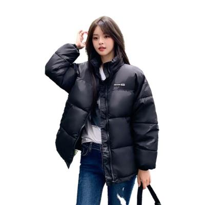 China 2021 new winter ladies thick stripper jacket coat breathable high quality black and white jacket for sale