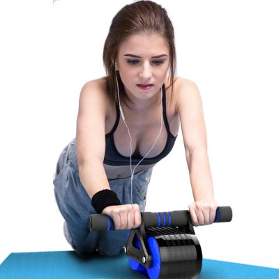 China New Indoor Auto Rebounding Abdominal Wheel Roller For Beginner Workout Exercise Fitness Equipment Home And Gym for sale