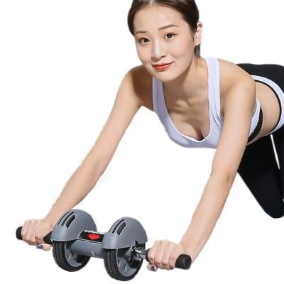 China Manufacturer Automatic Rebounding Abdominal Roller Indoor Professional Wheel Men's Abdominal Wheel for sale