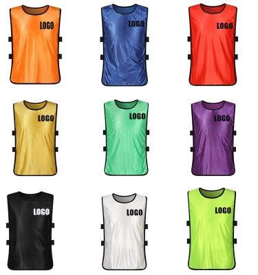 China Best of Sets Wholesale Multi Color Soccer Training Vests Custom Polyester Soccer Bibs Soccer Bibs for sale