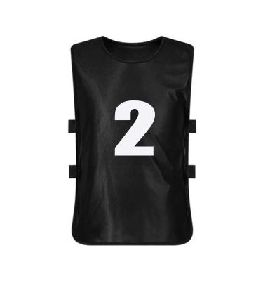 China Wholesale Multi Sets Color Football Training Vests Adult Custom Number Printing Logo Football Bibs Soccer Bibs for sale