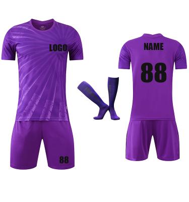 China Hot Selling New Design Soccer Jersey Wholesale Football Uniforms White Square 21/22 Print Team Soccer Jersey for sale