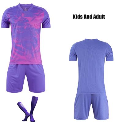 China New Design Wholesale Jersey Hot Selling Football Soccer Jersey Sets for sale