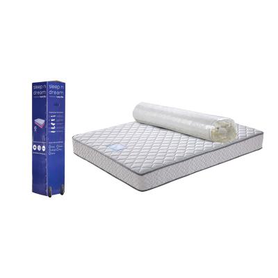 China Foldable High End Fabric Roll Up Pocket King Size Spring Mattress Price for sale