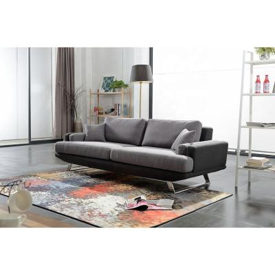 China (Size)Modern Design Adjustable Gray Living Room Fabric Sofa Stylish With Competitive Price for sale