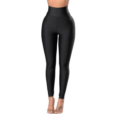 China Solid Antibacterial Women's Gaiters Workout Legging Fitness Sports Pants Athletic Female Panty Street Wear for sale