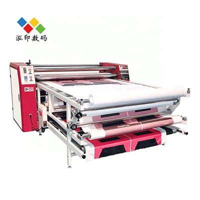 China Full Textile Oil 1700mm Roll To Roll Fabric Sublimation Heat Press Transfer Machine for sale